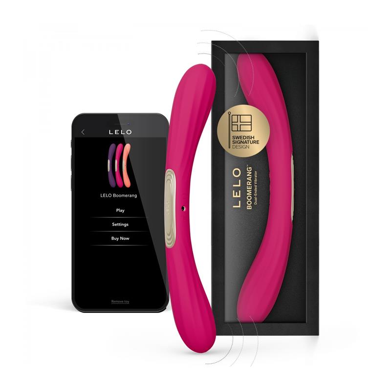 LELO BOOMERANG™ | Vibrador para Parejas con Doble Motor Cerise