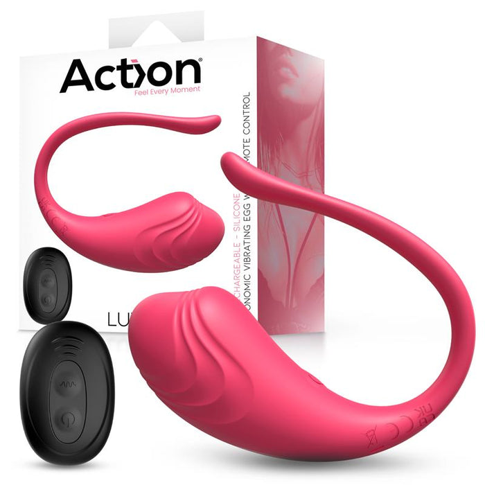 Luvia – Huevo Vibrador con Control Remoto USB Rosa