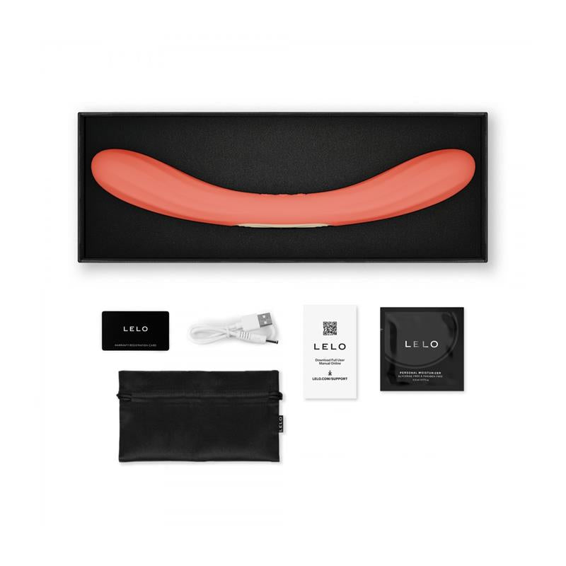 LELO BOOMERANG™ | Vibrador para Parejas con Doble Motor Coral Red