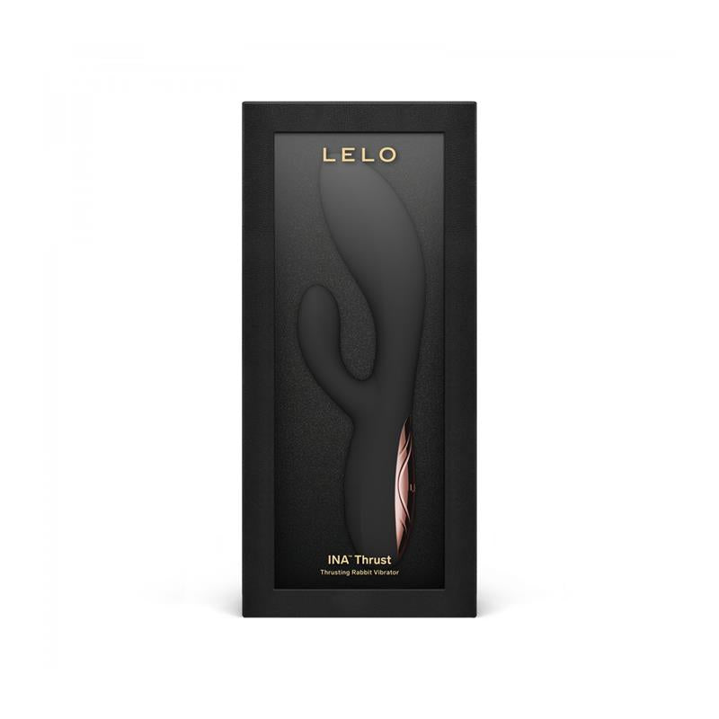 LELO INA™ Thrust Negro | Vibrador Rabbit con Movimiento Thrusting y App LELO™