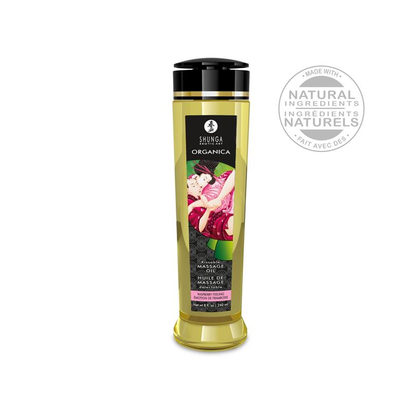 Aceite de Masaje Organico Frambuesa 240 ml
