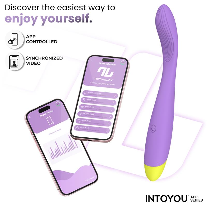 Vibrador Punto G con App ActiveJoy® Púrpura