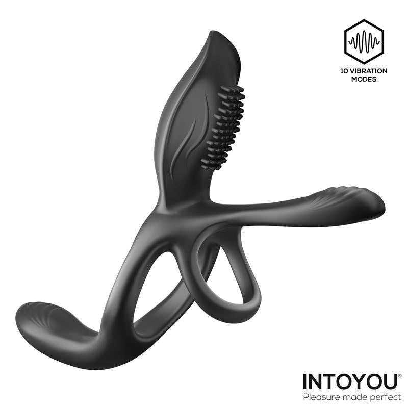 Daxer – Doble Anillo para el Pene con Estimulador de Clítoris