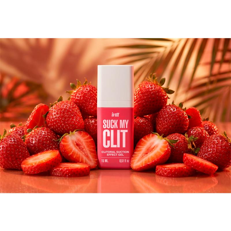 Gel efecto succión clitorial Fresa Silvestre 15 ml