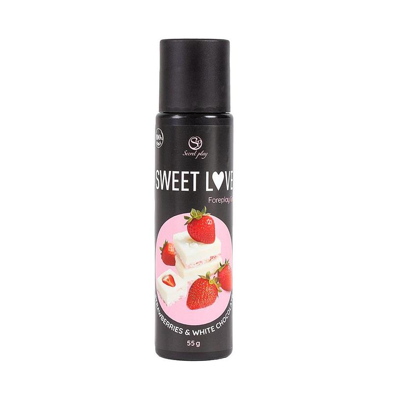 Sweet Love Lubricante Fresa Chocolate Blanco 60 ml