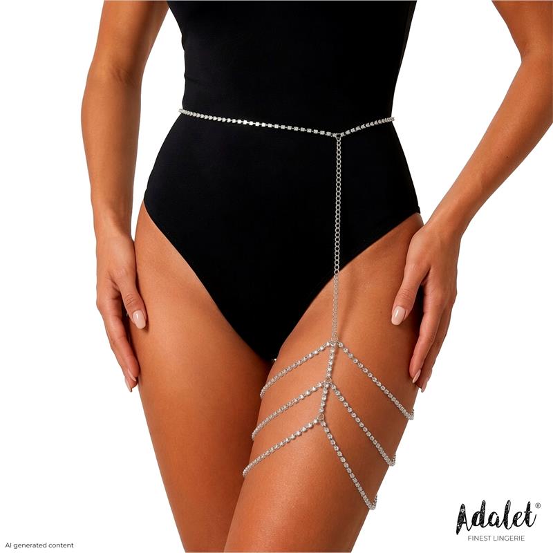 Lydia Liguero Plateado Talla unica