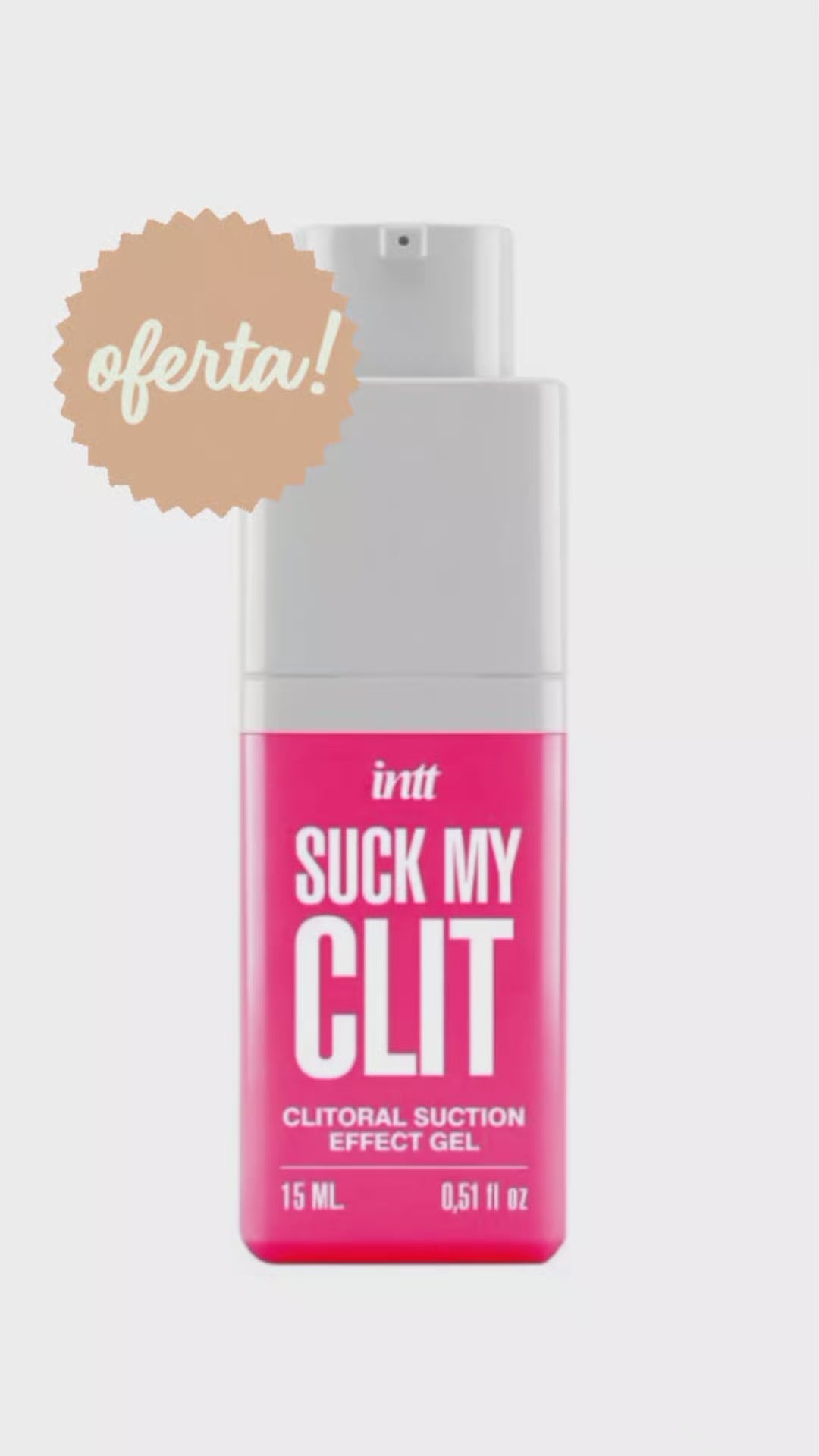 Gel efecto succión clitorial Fresa Silvestre 15 ml